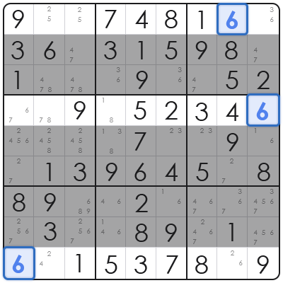sudoku 6x6 easy